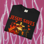 Jesus Saves Witches Garment-Dyed T-shirt