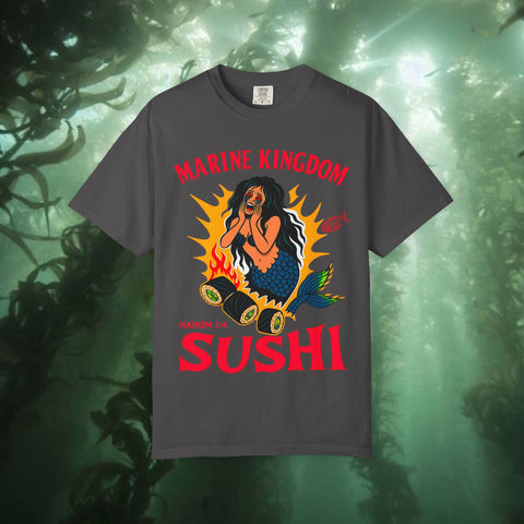 Marine Kingdom Sushi Garment-Dyed T-shirt
