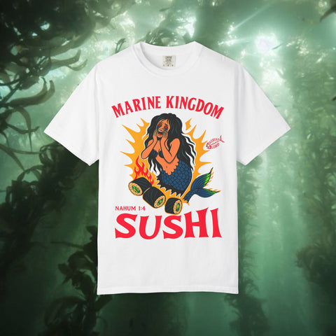 Marine Kingdom Sushi Garment-Dyed T-shirt