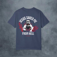 Jesus Saved Me Garment-Dyed T-shirt