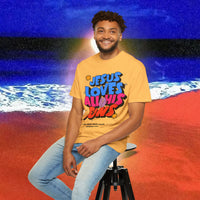 Jesus Loves all his sons Garment-Dyed T-shirt