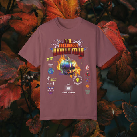 2023 Anti-Halloween World Tour Garment-Dyed T-shirt