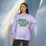 Make Witchcraft Illegal Again Color Blast Crewneck Sweatshirt
