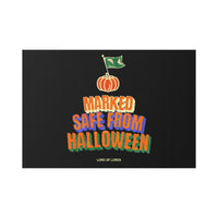 Marked Safe From Halloween Lawn Sign
