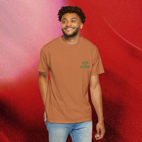 Love is an Action Garment-Dyed T-Shirt