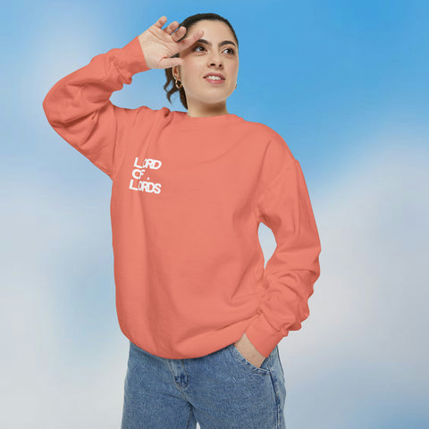 Logo Sporty Garment-Dyed Sweatshirt