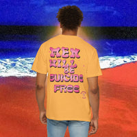 Men will be Suicide Free Garment-Dyed T-shirt