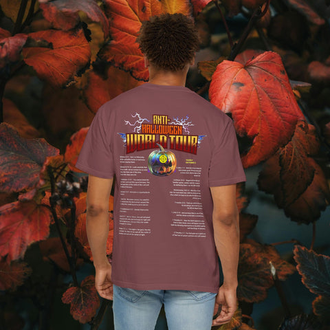 2023 Anti-Halloween World Tour Garment-Dyed T-shirt