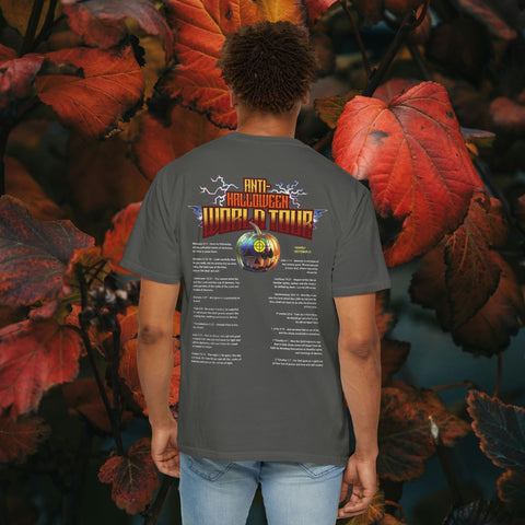 2023 Anti-Halloween World Tour Garment-Dyed T-shirt