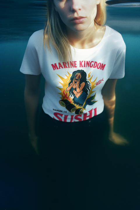 Marine Kingdom Sushi Garment-Dyed T-shirt