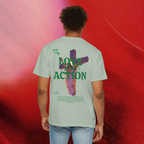 Love is an Action Garment-Dyed T-Shirt