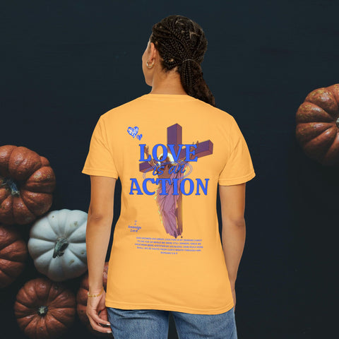 Love is an Action Garment-Dyed T-Shirt