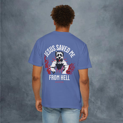 Jesus Saved Me Garment-Dyed T-shirt