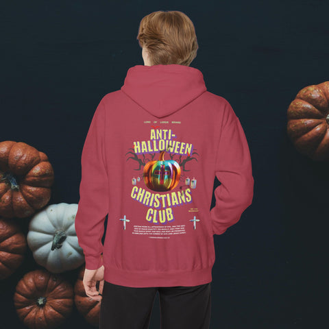 Anti-Halloween Garment-Dyed Hoodie