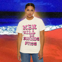 Men will be Suicide Free Garment-Dyed T-shirt