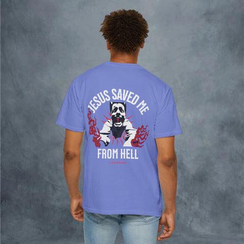 Jesus Saved Me Garment-Dyed T-shirt