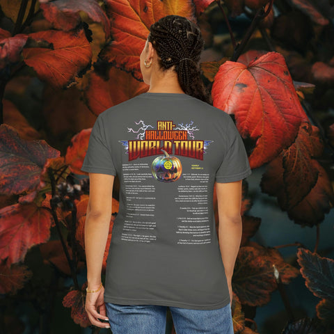 2023 Anti-Halloween World Tour Garment-Dyed T-shirt