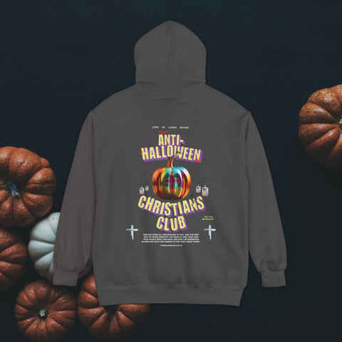 Anti-Halloween Garment-Dyed Hoodie