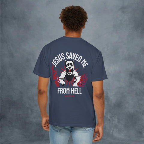 Jesus Saved Me Garment-Dyed T-shirt