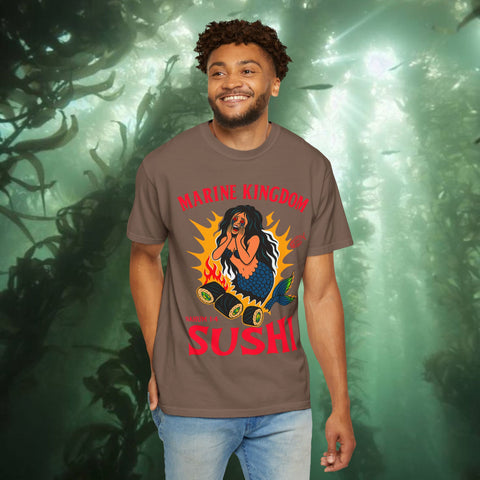 Marine Kingdom Sushi Garment-Dyed T-shirt