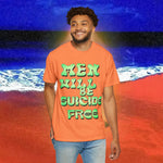 Men will be Suicide Free Garment-Dyed T-shirt