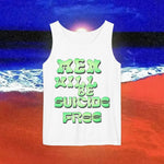 Men Will be Suicide Free Garment-Dyed Tank Top