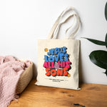 Jesus Loves all his sons Cotton Canvas Tote Bag