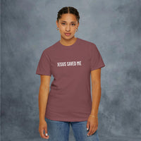 Jesus Saved Me Garment-Dyed T-shirt