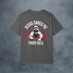 Jesus Saved Me Garment-Dyed T-shirt