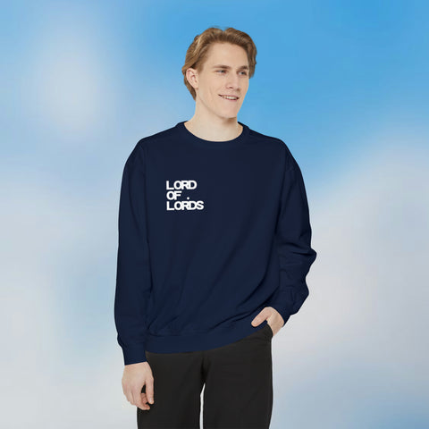 Logo Sporty Garment-Dyed Sweatshirt