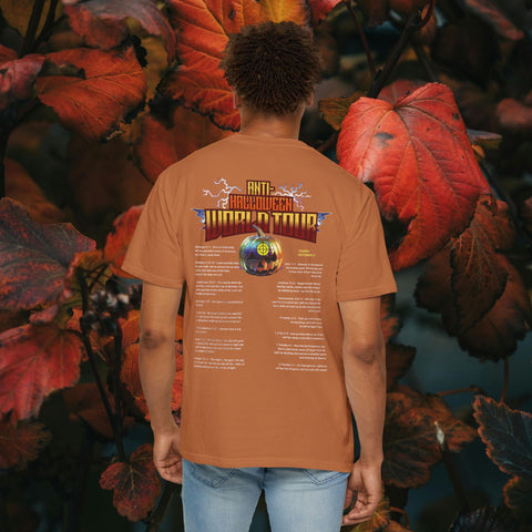 2023 Anti-Halloween World Tour Garment-Dyed T-shirt