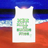 Men Will be Suicide Free Garment-Dyed Tank Top