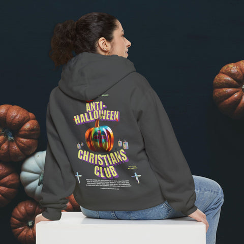 Anti-Halloween Garment-Dyed Hoodie