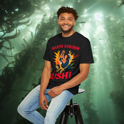 Marine Kingdom Sushi Garment-Dyed T-shirt