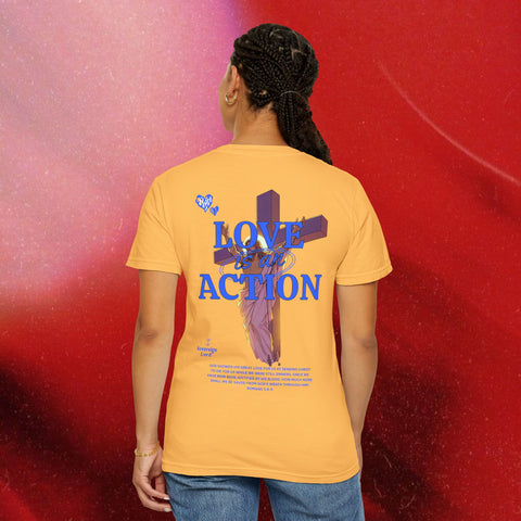 Love is an Action Garment-Dyed T-Shirt