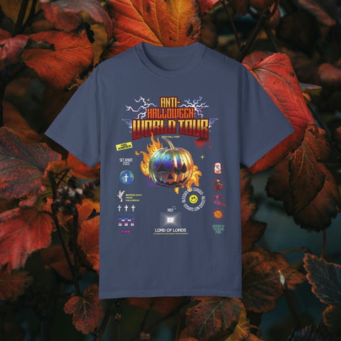 2023 Anti-Halloween World Tour Garment-Dyed T-shirt