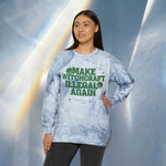 Make Witchcraft Illegal Again Color Blast Crewneck Sweatshirt