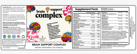 Jehovah Rapha: Brain Support Complex Supplement