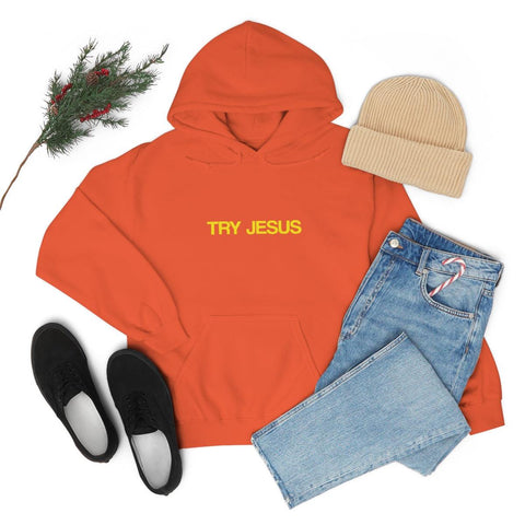 Try Jesus Unisex Heavy Blend™ Hooded Sweatshirt - Lord of Lords