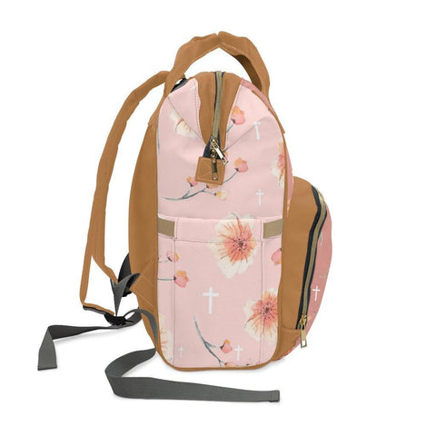 Blessed Floral Diaper Backpack - Lord of LordsDiaper Bag