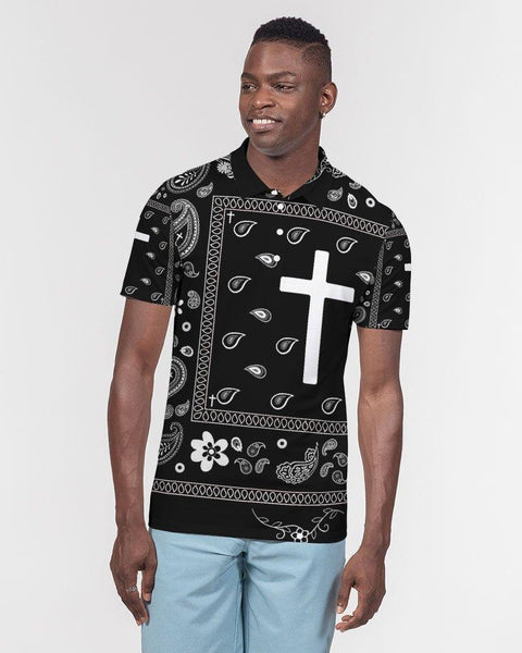 Christian Bandana Men's Slim Fit Short Sleeve Polo - Lord of LordsPolo