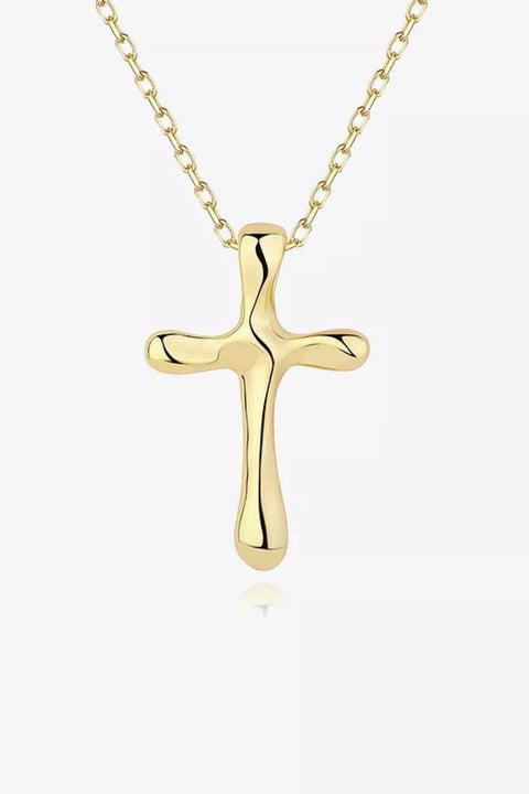 Cross Pendant 925 Sterling Silver Necklace - Lord of LordsJewelry