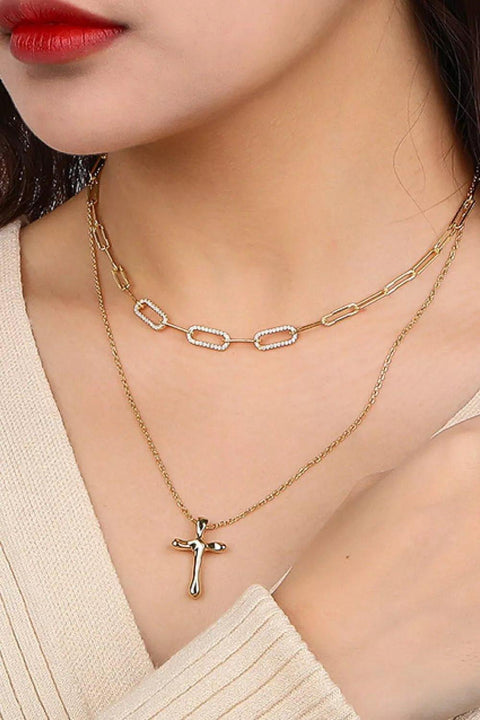 Cross Pendant 925 Sterling Silver Necklace - Lord of LordsJewelry