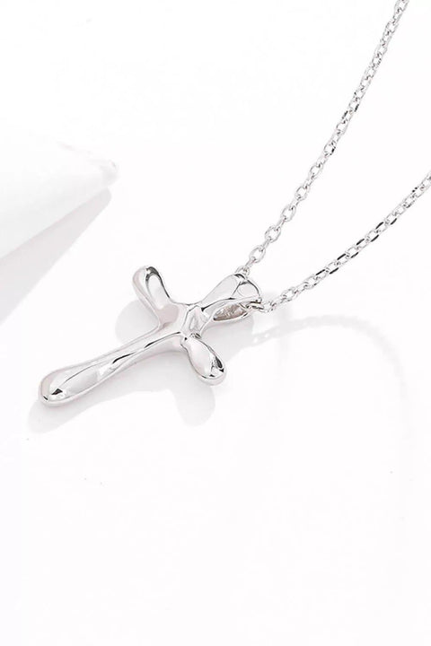 Cross Pendant 925 Sterling Silver Necklace - Lord of LordsJewelry