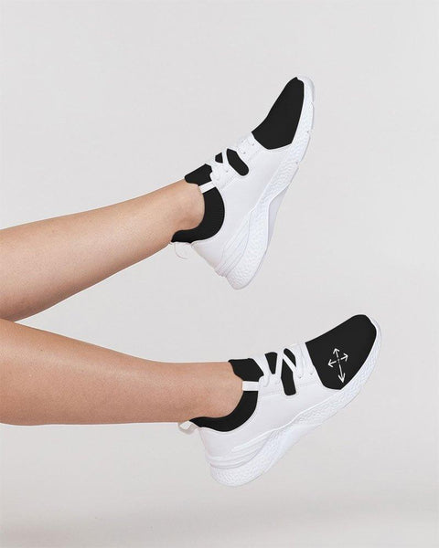 'CROSS' WHITE Women's Two-Tone Sneaker - Lord of LordsSneakers