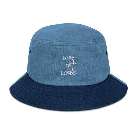 Logo Denim Bucket Hat - Lord of Lords