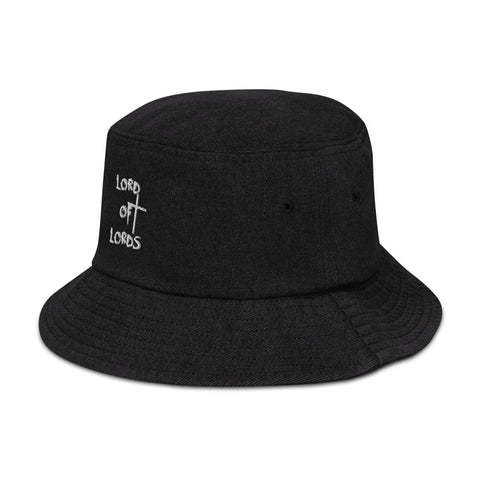 Logo Denim Bucket Hat - Lord of Lords