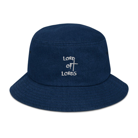 Logo Denim Bucket Hat - Lord of Lords