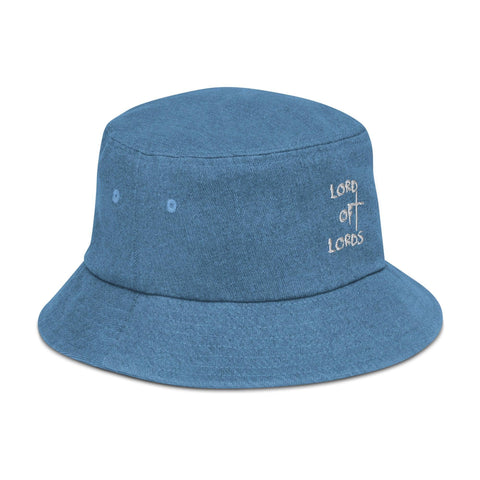 Logo Denim Bucket Hat - Lord of Lords