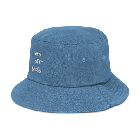 Logo Denim Bucket Hat - Lord of Lords